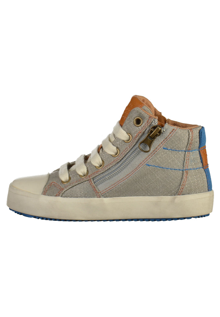 Geox Sneaker Canvas Grau - surf4shoes