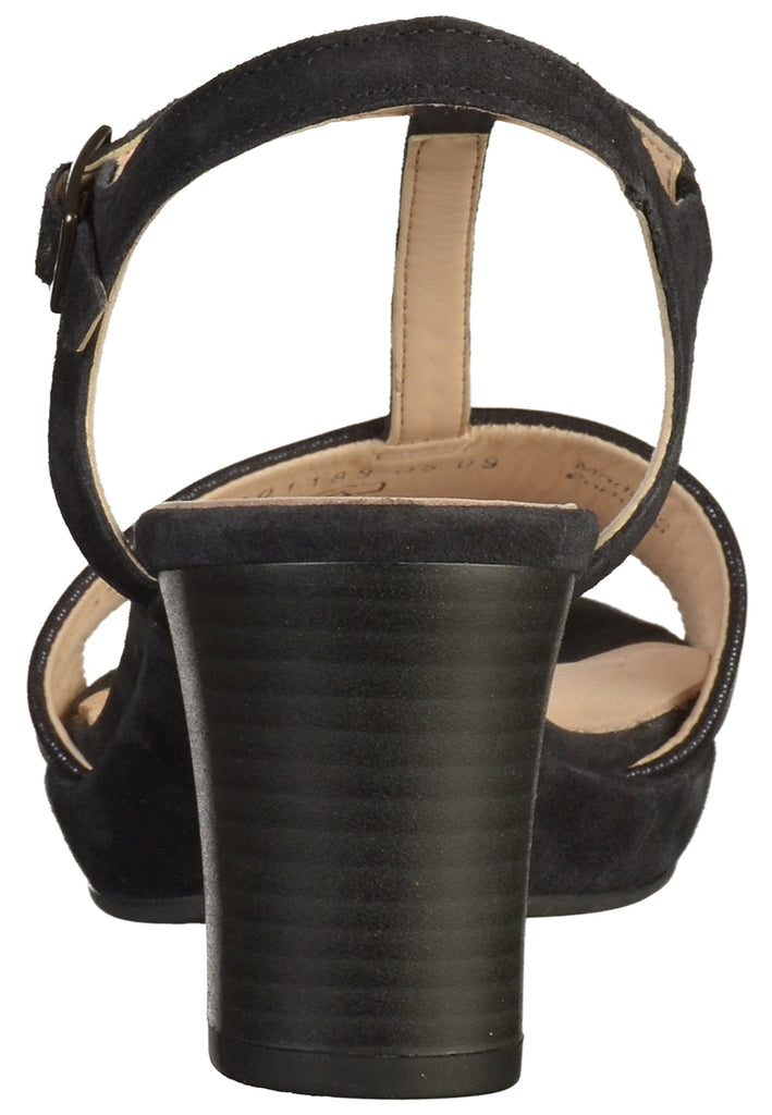 Gabor Sandalen Leder Dunkelblau - surf4shoes