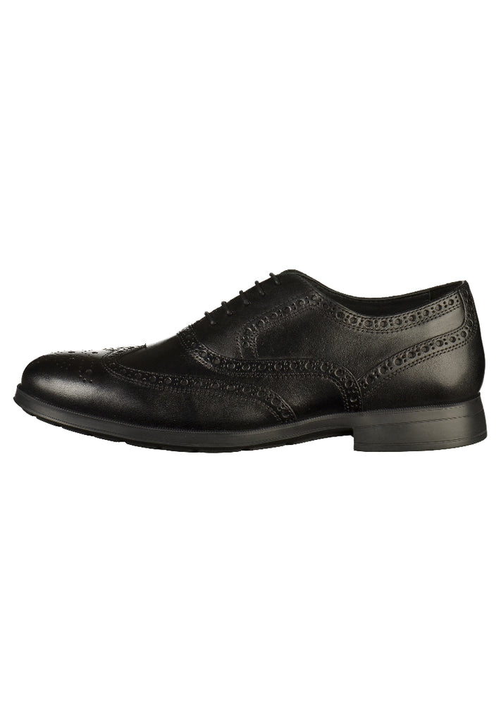Geox Halbschuhe Leder Schwarz - surf4shoes
