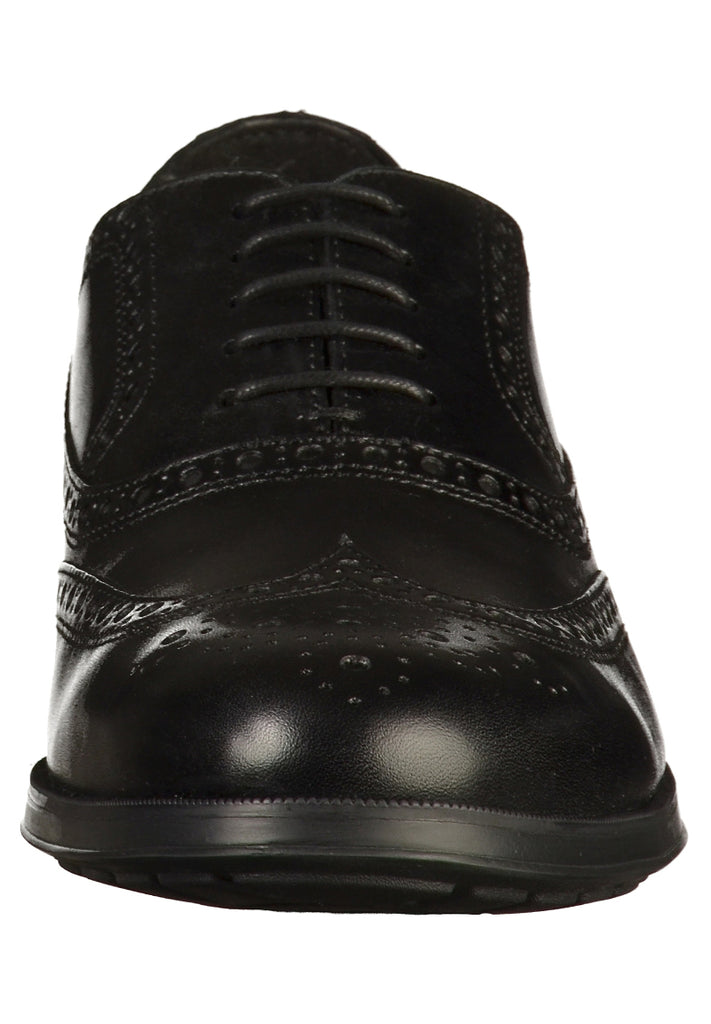 Geox Halbschuhe Leder Schwarz - surf4shoes