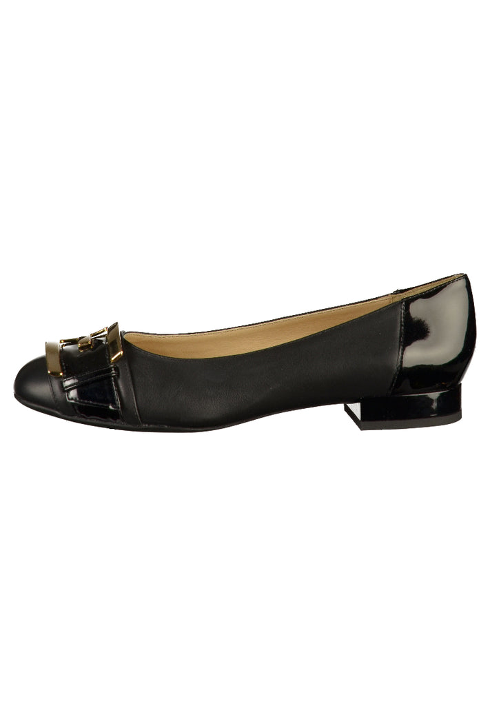 Geox Ballerinas Leder Schwarz - surf4shoes