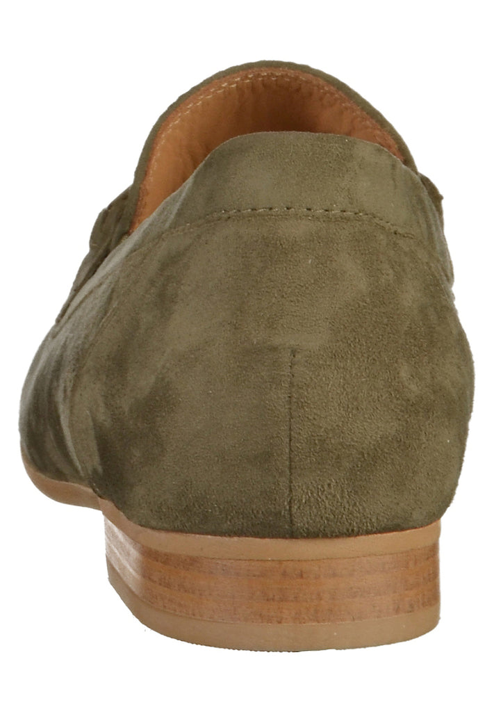 Gabor Slipper Veloursleder Oliv - surf4shoes