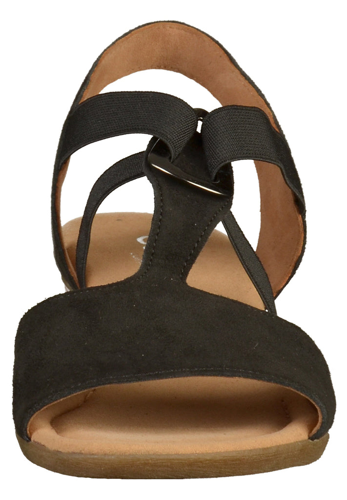 Gabor Sandalen Leder Schwarz - surf4shoes
