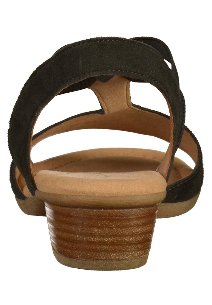 Gabor Sandalen Leder Schwarz - surf4shoes