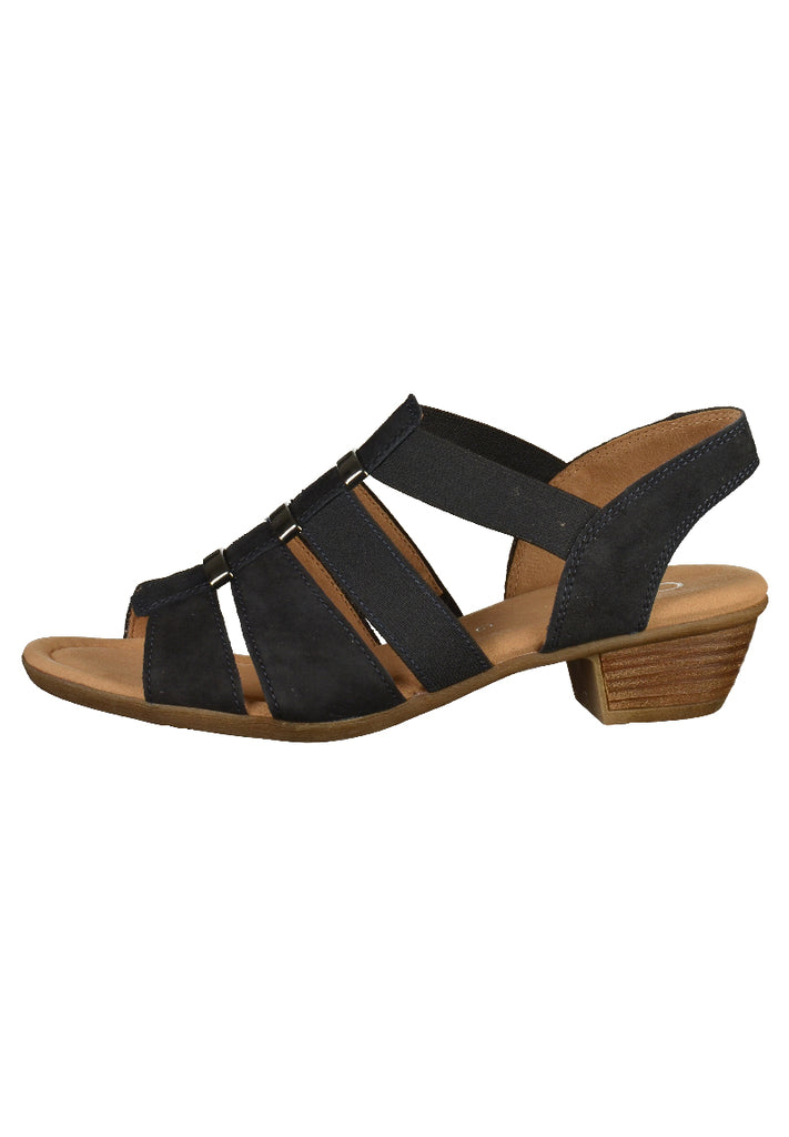 Gabor Sandalen Leder Blau - surf4shoes