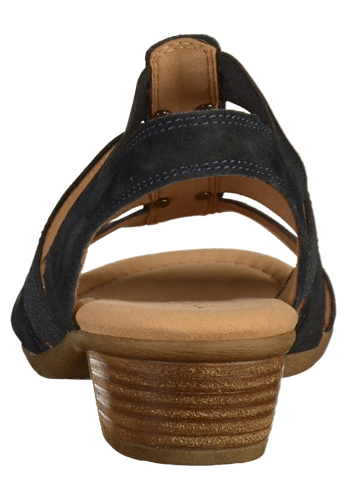 Gabor Sandalen Leder Blau - surf4shoes