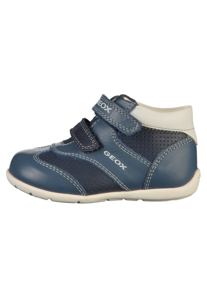 Geox Halbschuhe Leder Navy - surf4shoes