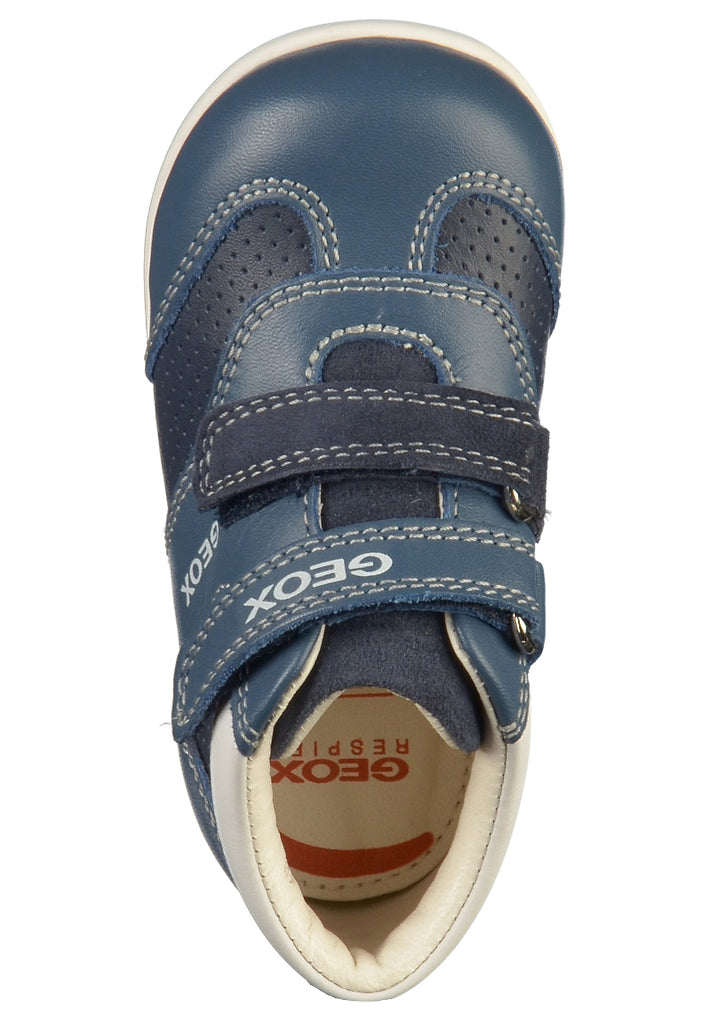 Geox Halbschuhe Leder Navy - surf4shoes