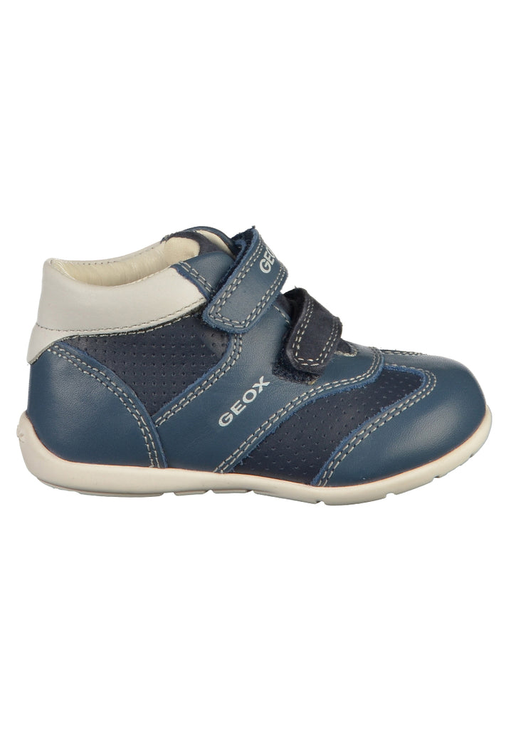 Geox Halbschuhe Leder Navy - surf4shoes