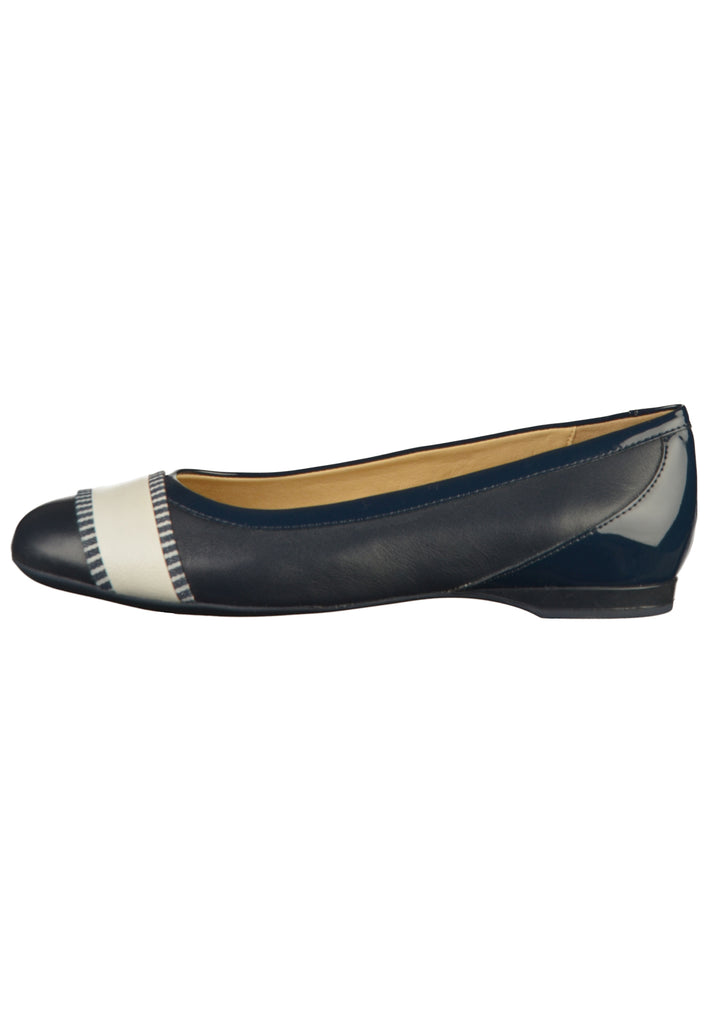 Geox Ballerinas Leder Navy - surf4shoes