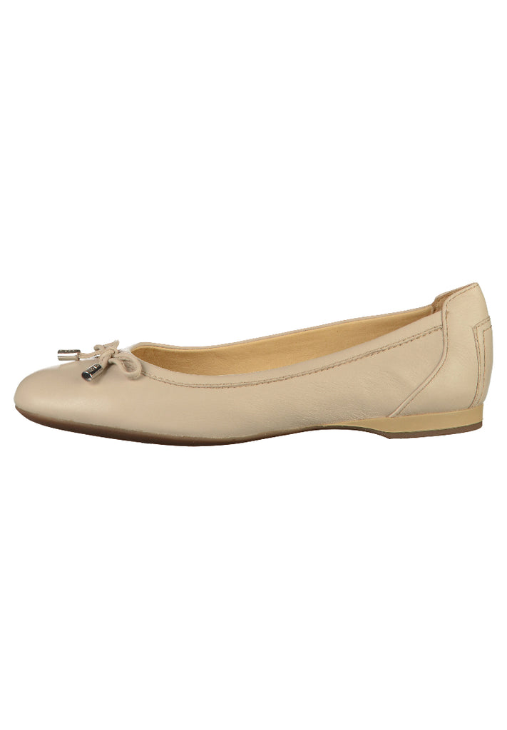 Geox Ballerinas Leder Taupe - surf4shoes