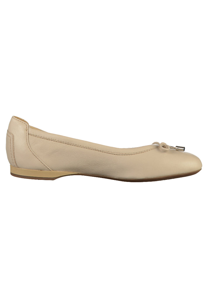 Geox Ballerinas Leder Taupe - surf4shoes