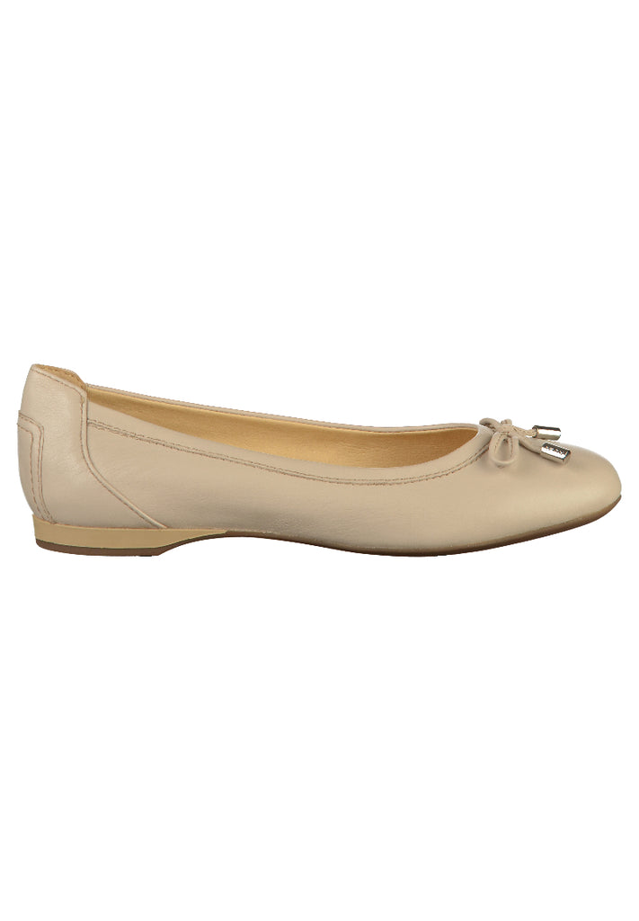 Geox Ballerinas Leder Taupe - surf4shoes