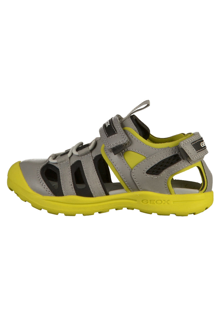 Geox Sandalen Lederimitat Grau - surf4shoes