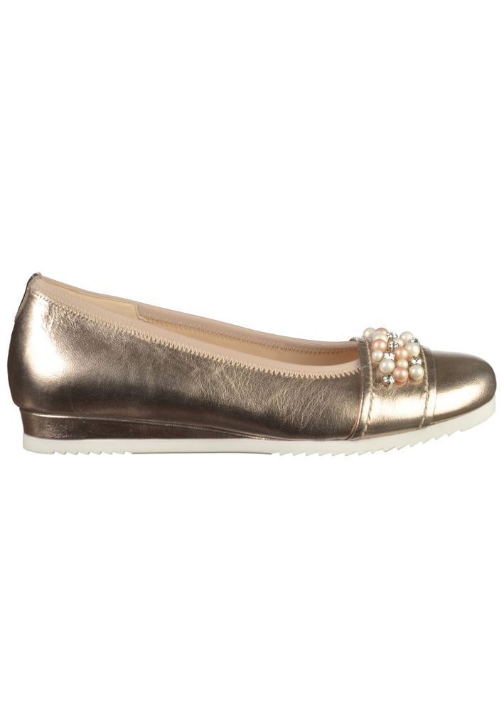 Gabor Ballerinas Leder Rosegold - surf4shoes