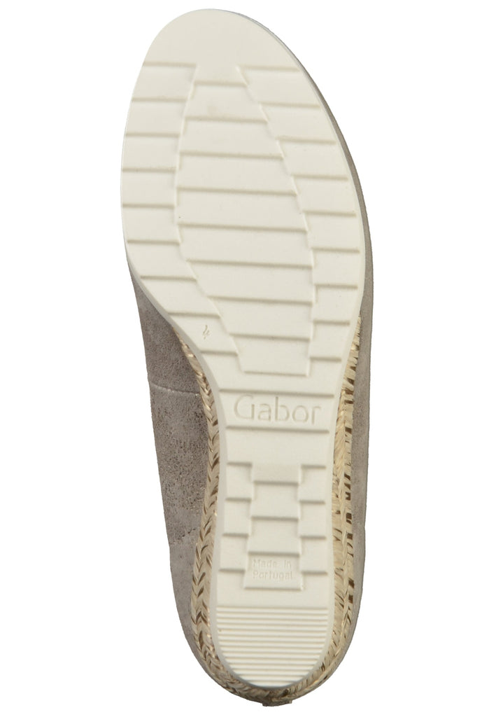 Gabor Pumps Leder Taupe - surf4shoes