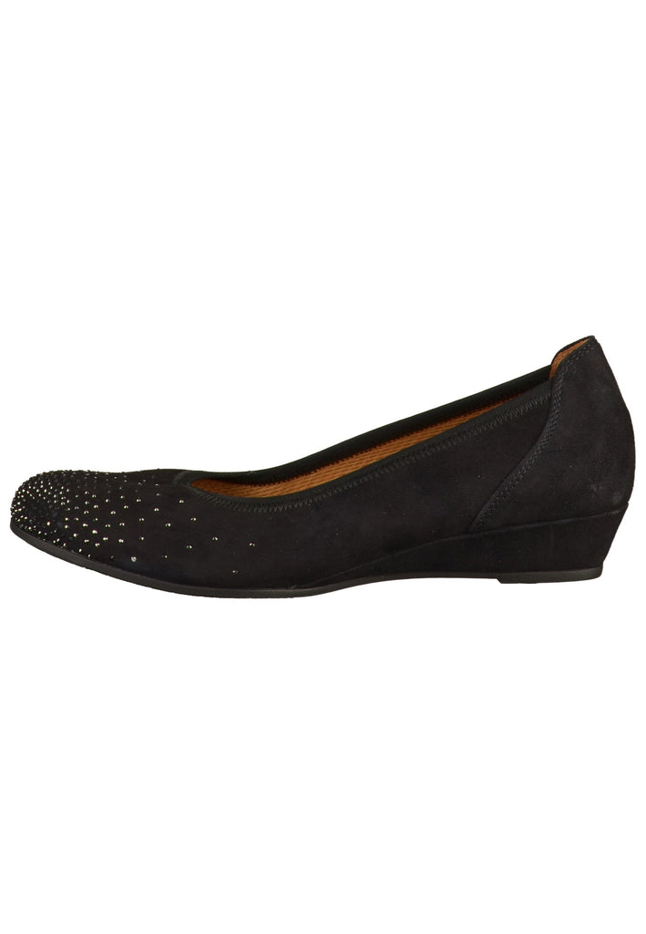 Gabor Pumps Nubukleder Dunkelblau - surf4shoes