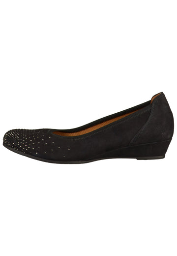 Gabor Pumps Nubukleder Dunkelblau - surf4shoes