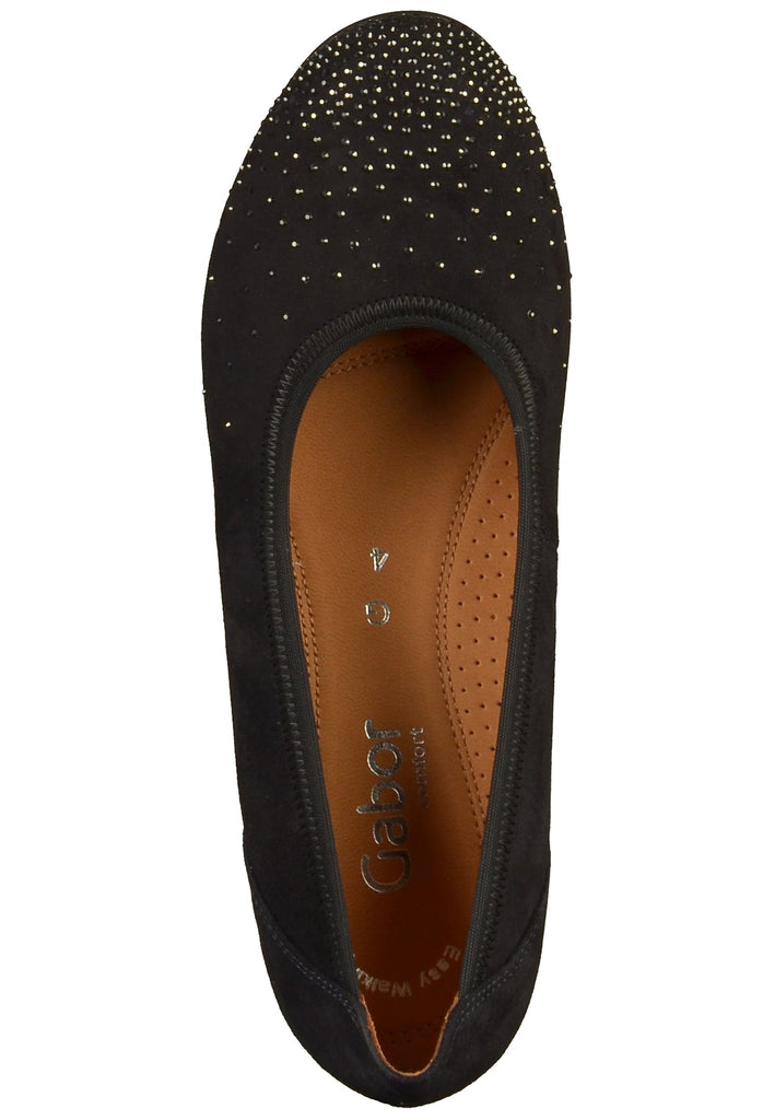 Gabor Pumps Nubukleder Dunkelblau - surf4shoes