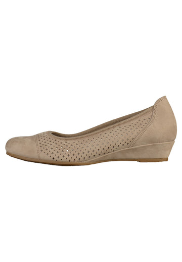 Gabor Pumps Leder Beige - surf4shoes