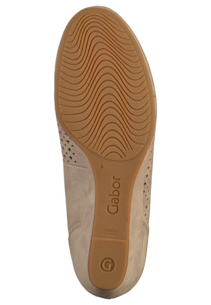 Gabor Pumps Leder Beige - surf4shoes