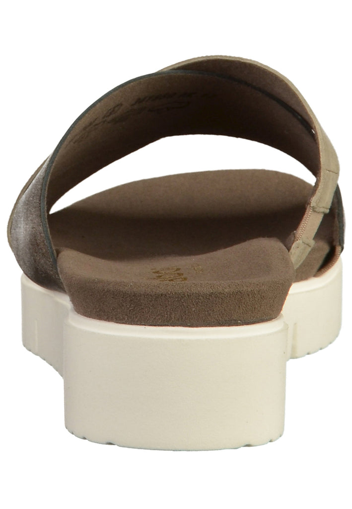 Gabor Pantoletten Leder Braun - surf4shoes