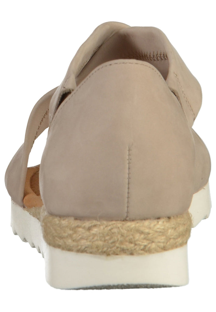 Gabor Sandalen Leder Leinen - surf4shoes