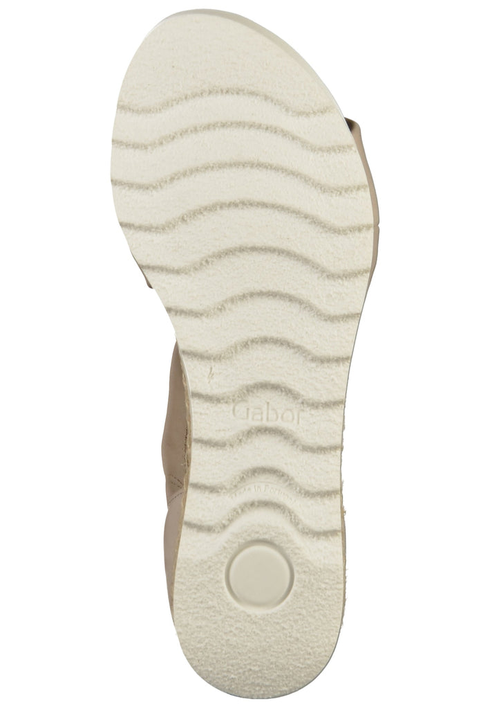 Gabor Sandalen Leder Leinen - surf4shoes