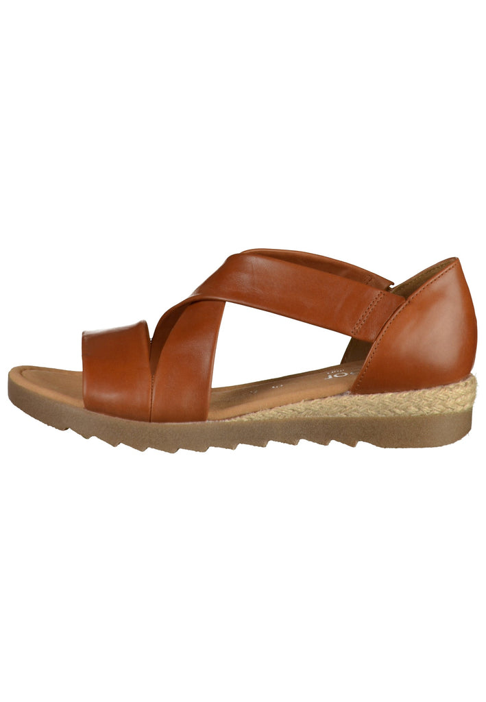 Gabor Sandalen Leder Braun - surf4shoes