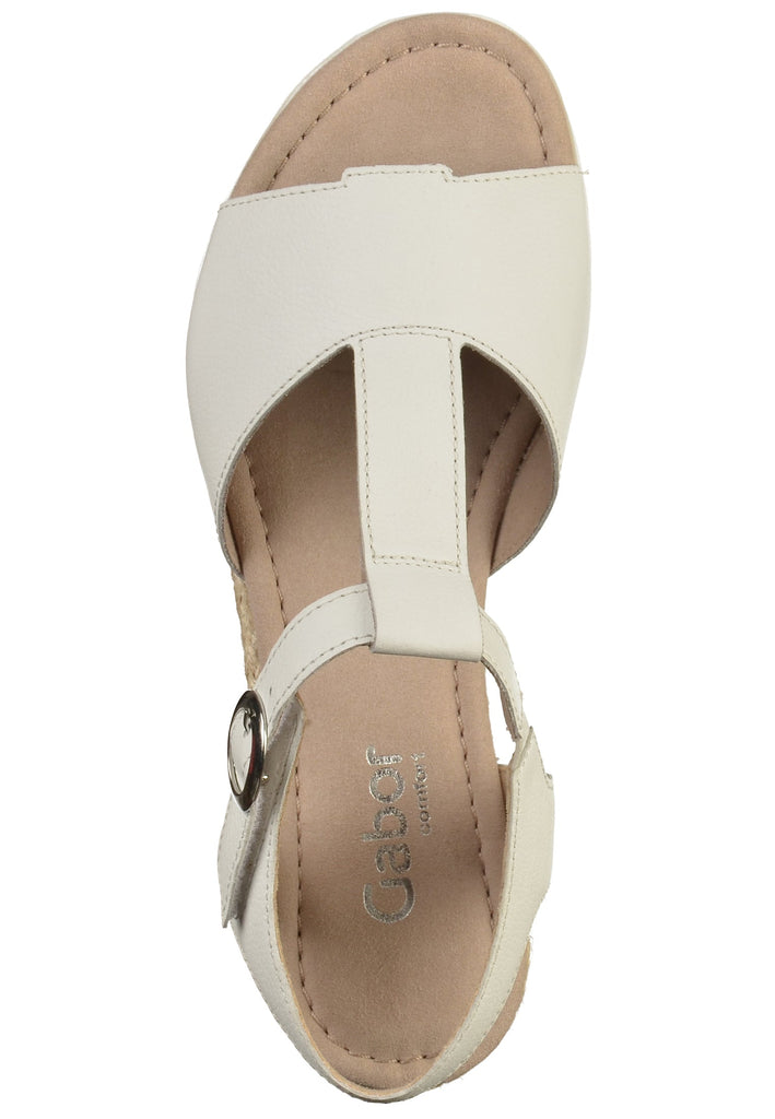 Gabor Sandalen Leder Weiß - surf4shoes