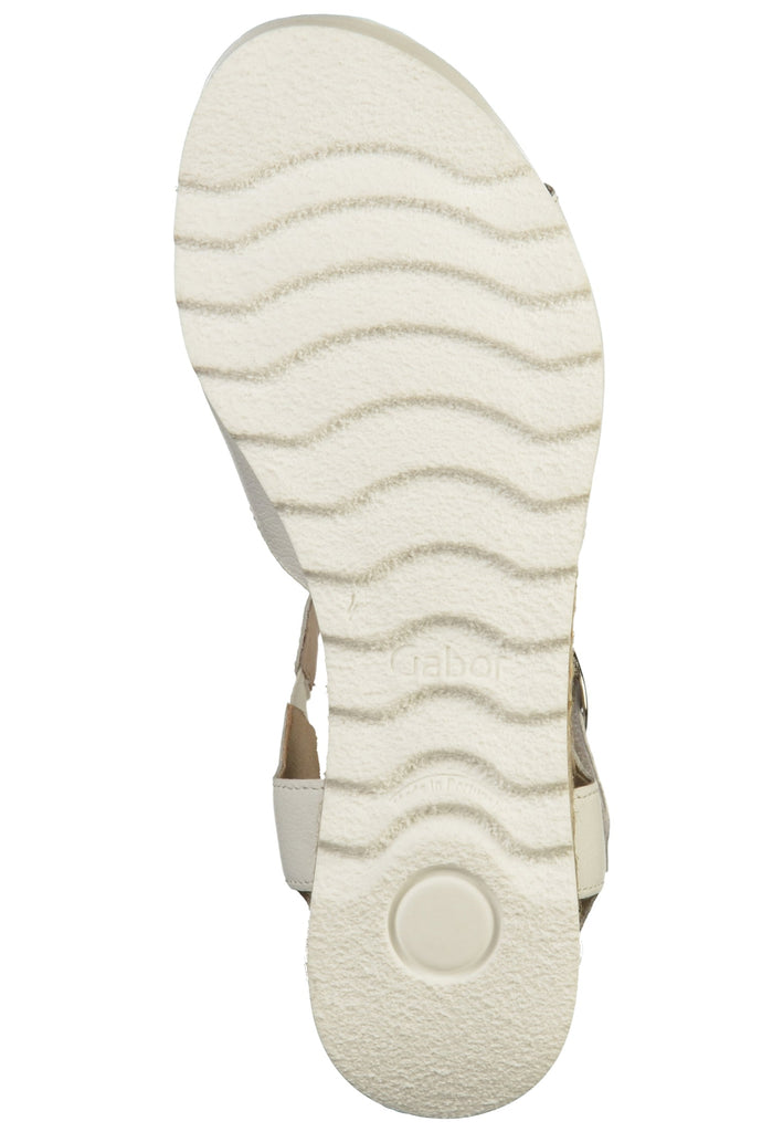 Gabor Sandalen Leder Weiß - surf4shoes