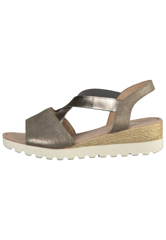 Gabor Sandalen Leder Grau - surf4shoes