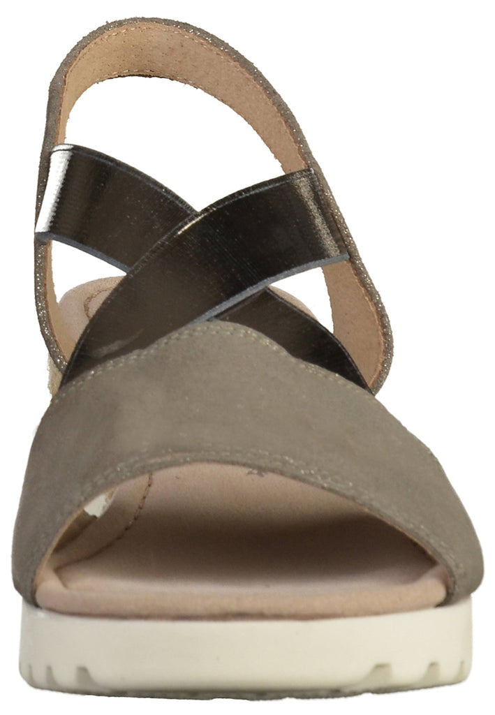 Gabor Sandalen Leder Grau - surf4shoes