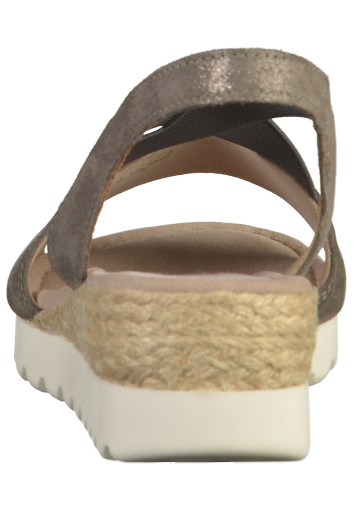 Gabor Sandalen Leder Grau - surf4shoes