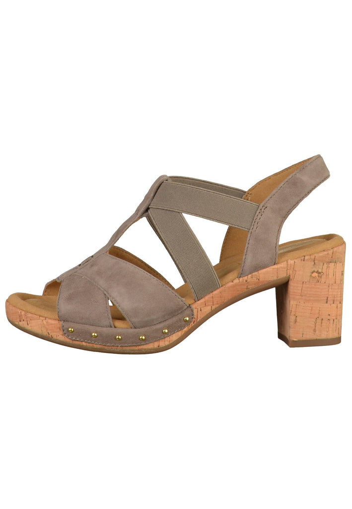 Gabor Sandalen Leder Braun - surf4shoes