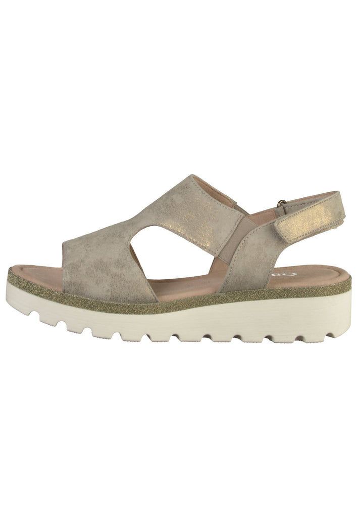 Gabor Sandalen Leder Grau - surf4shoes