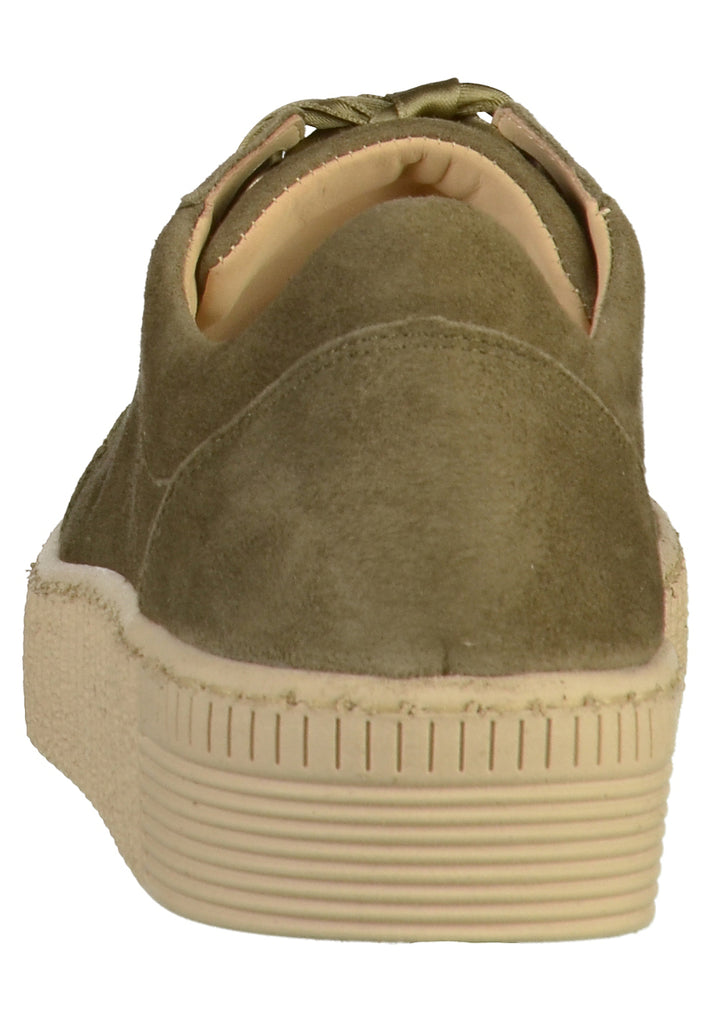 Gabor Halbschuhe Nubukleder Oliv - surf4shoes