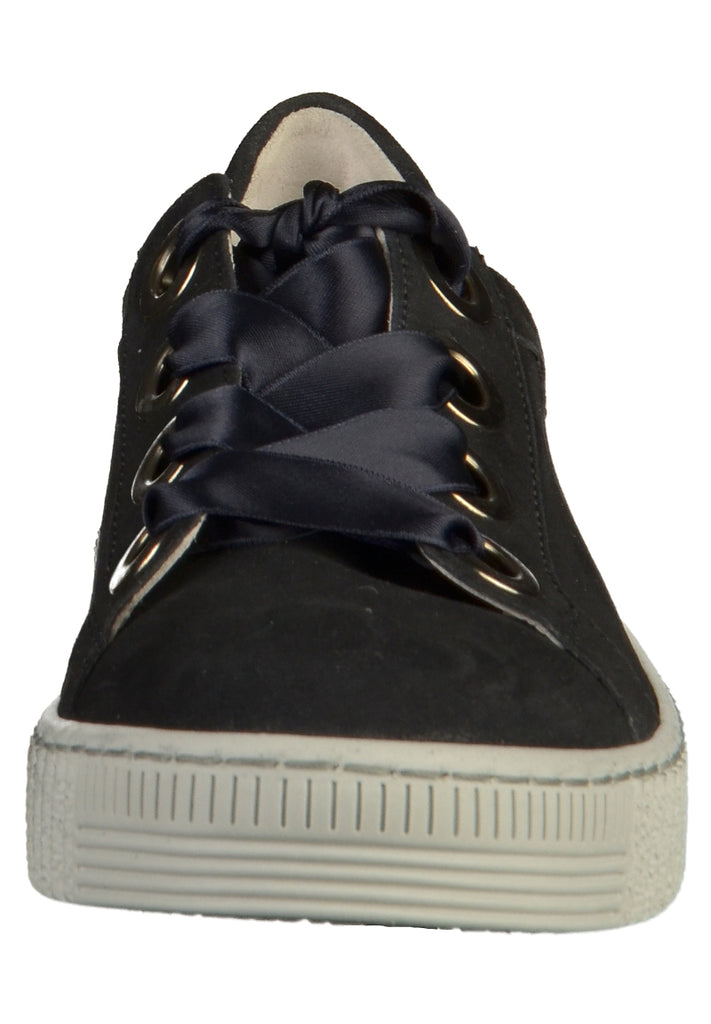 Gabor Halbschuhe Nubukleder Dunkelblau - surf4shoes