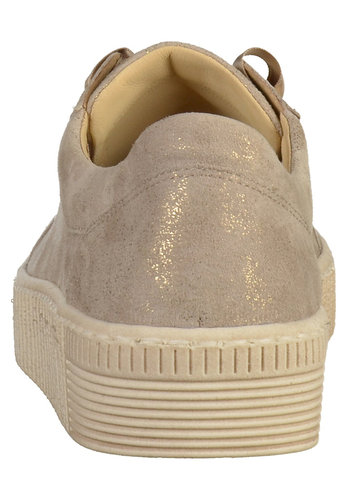Gabor Halbschuhe Nubukleder Beige - surf4shoes