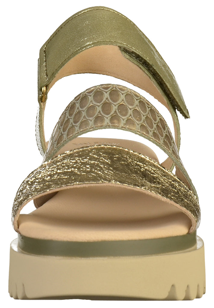 Gabor Sandalen Leder Oliv - surf4shoes