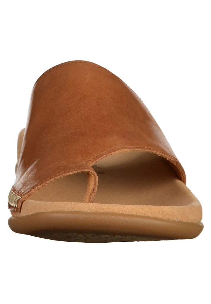 Gabor Zehensteg Leder Braun - surf4shoes