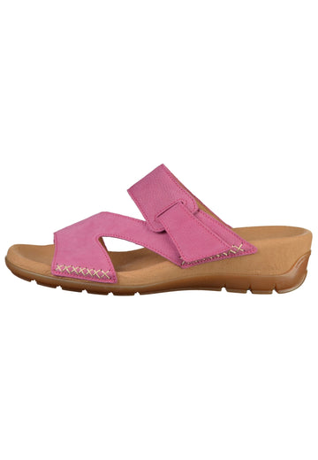Gabor Pantoletten Nubukleder Pink - surf4shoes