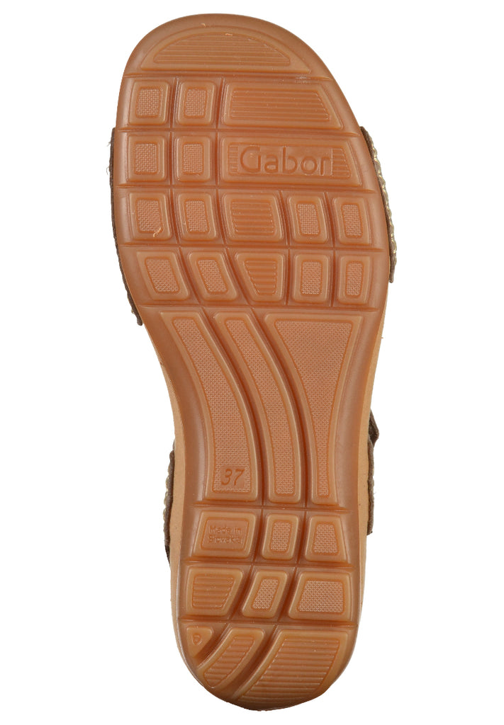 Gabor Sandalen Leder Braun - surf4shoes