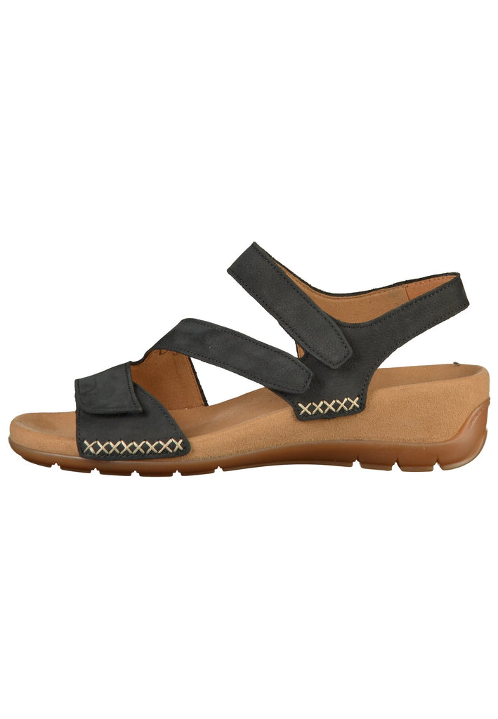 Gabor Sandalen Leder Dunkelblau - surf4shoes