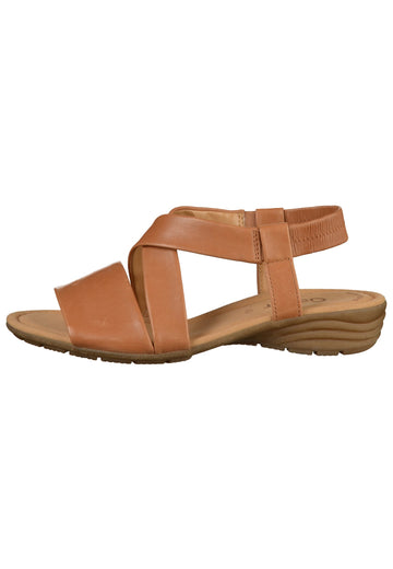 Gabor Sandalen Nappaleder Cognac - surf4shoes