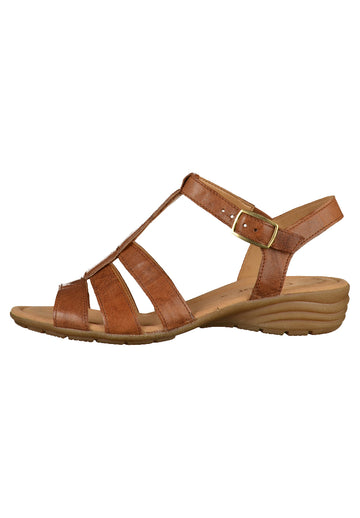 Gabor Sandalen Leder Braun - surf4shoes