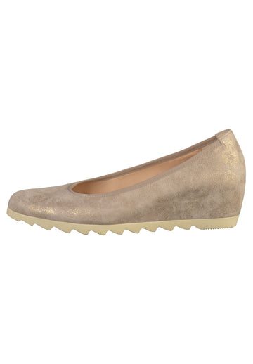 Gabor Pumps Leder Beige - surf4shoes