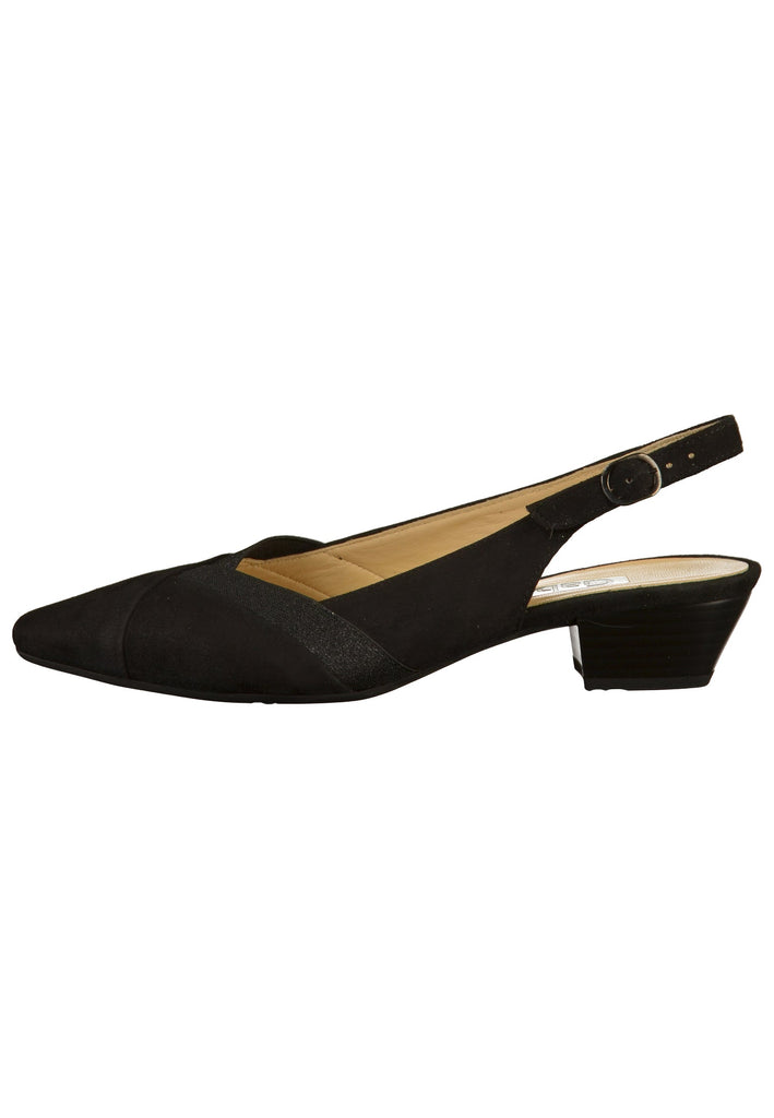 Gabor Pumps Leder Schwarz - surf4shoes