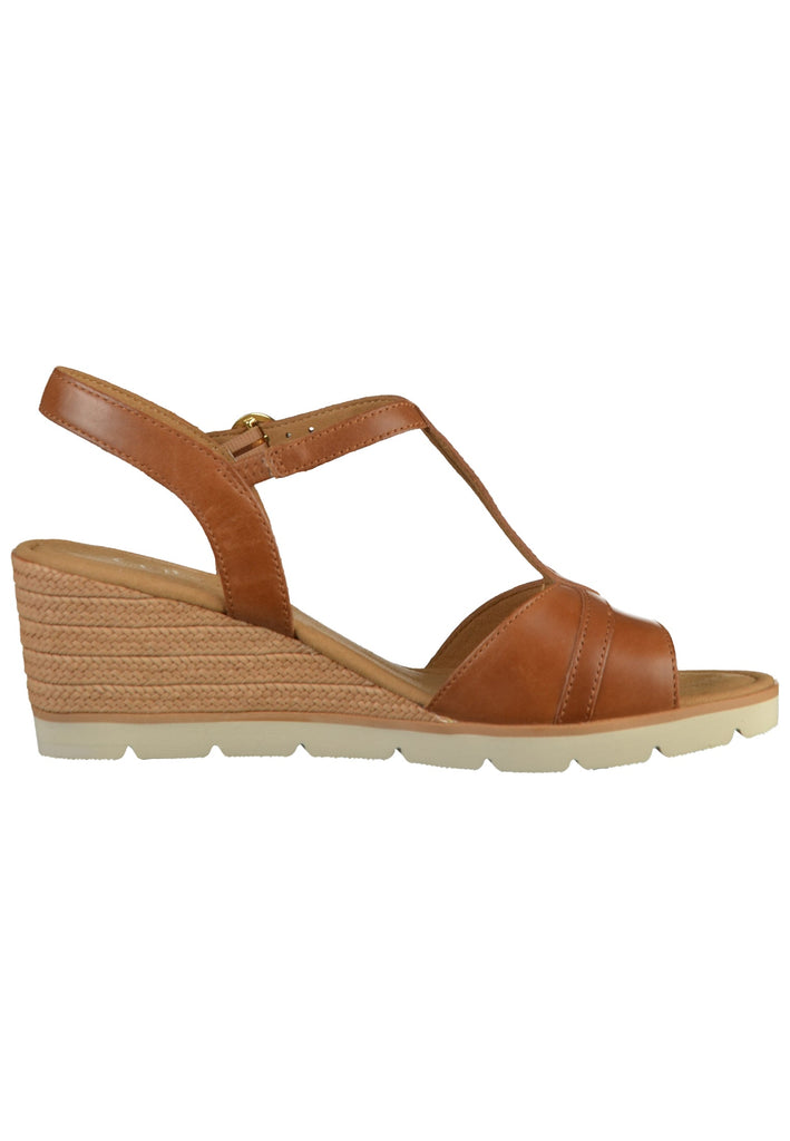 Gabor Sandalen Leder Hellbraun - surf4shoes