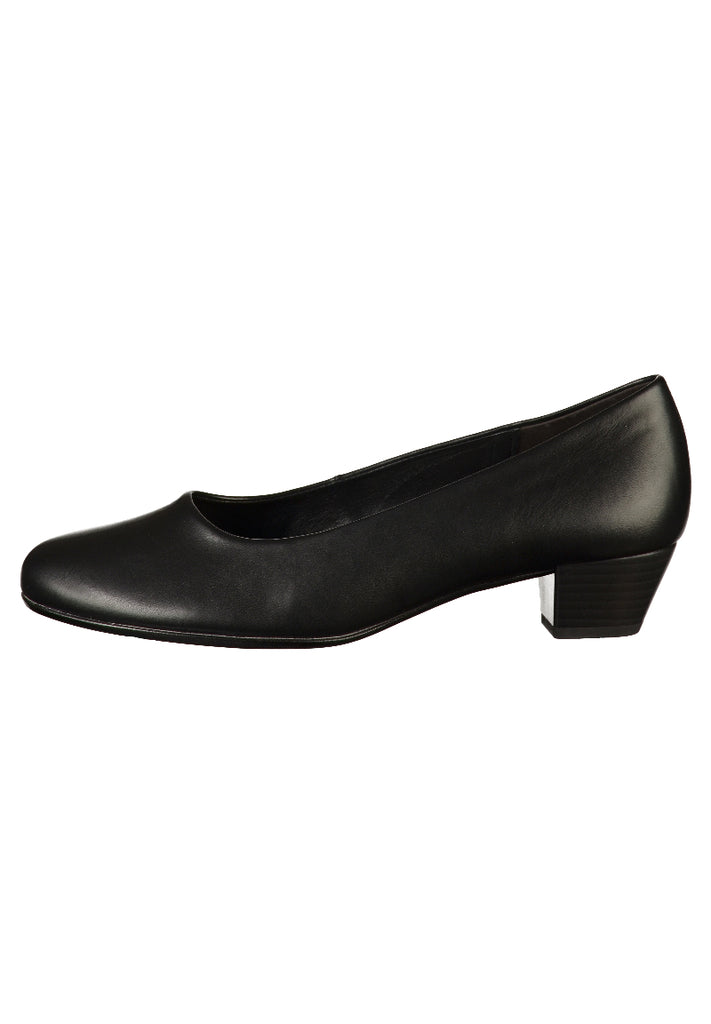 Gabor Pumps Lederimitat Schwarz - surf4shoes
